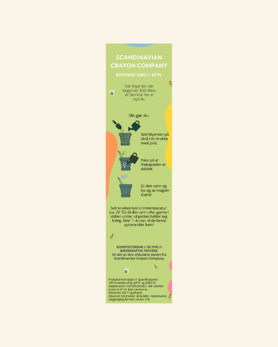 Plantbar Grafittblyant - Botanisk Serie