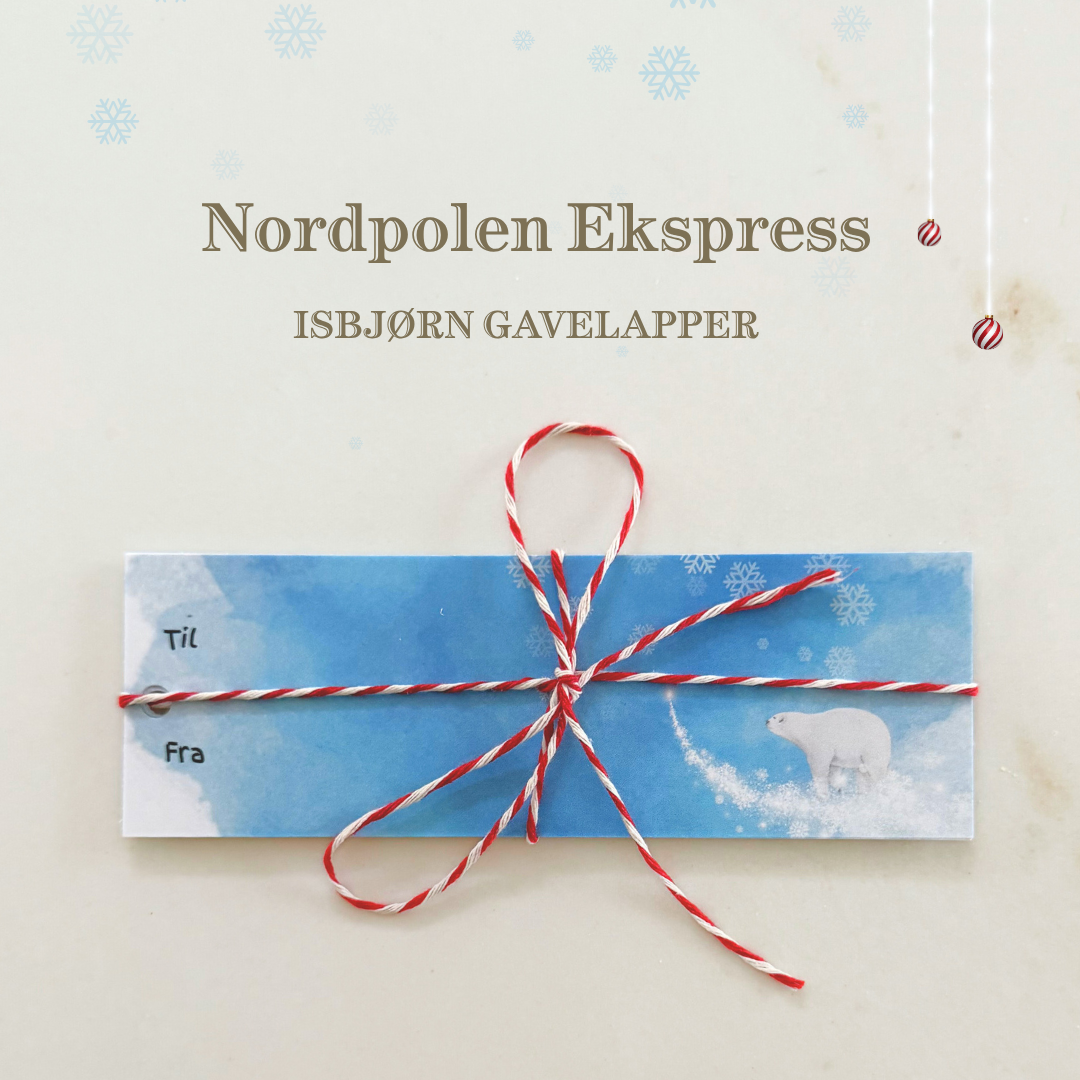 Gavelapper - Isbjørn (Sett med 4)