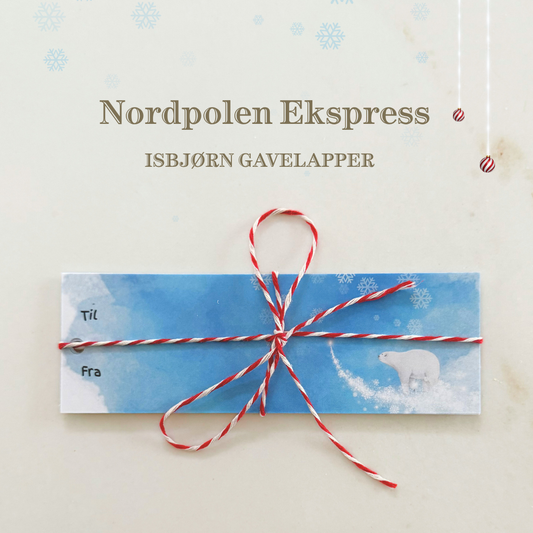 Gavelapper - Isbjørn (Sett med 4)