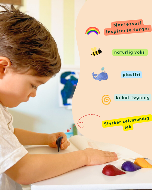 Regnbuesett - 8 Dråpe Fargestifter