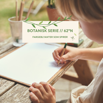 Plantbare Fargeblyanter - 8-Pakk
