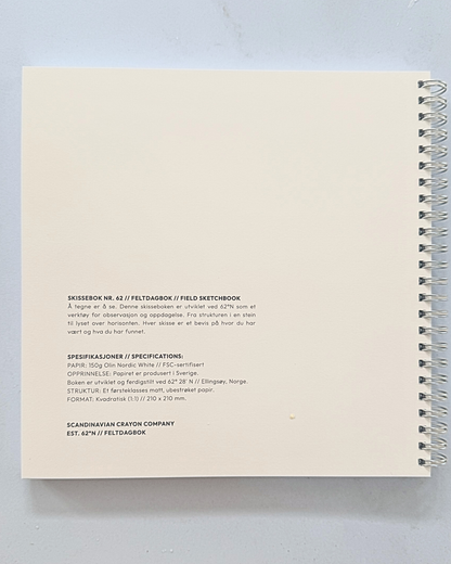 SKISSEBOK NR. 62 // Feltdagbok | FSC-sertifisert